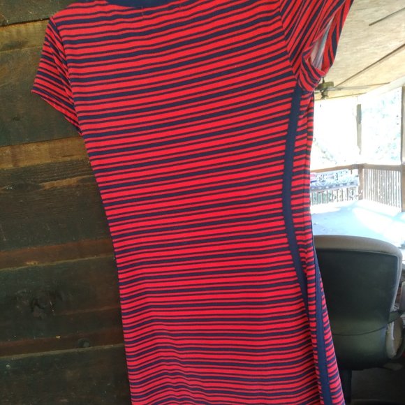 Girls size small teen dress red and blue - Picture 3 of 4